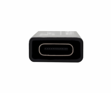 DINIC Adapter, USB A Stecker auf USB C Buchse, 3 Stück Alu, space grey